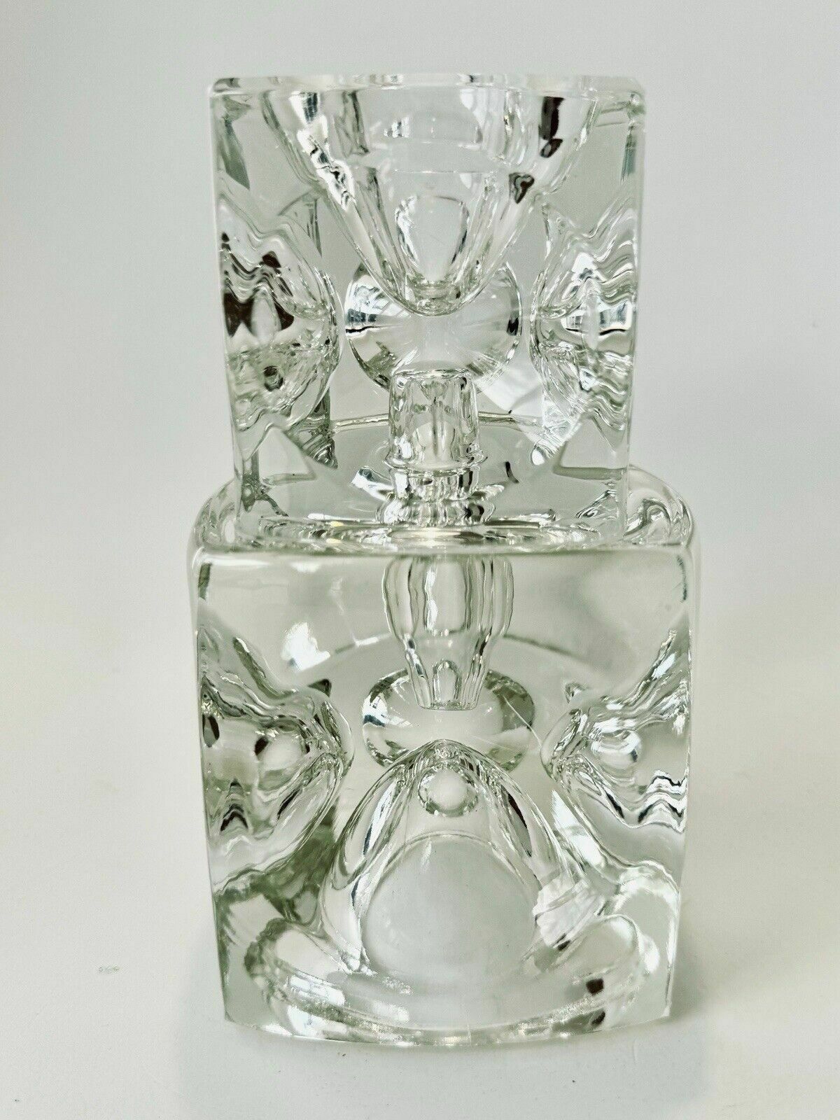 photo for sale 2 Peill & Putzler Cube Candle Holders 'Ice Cubes'
