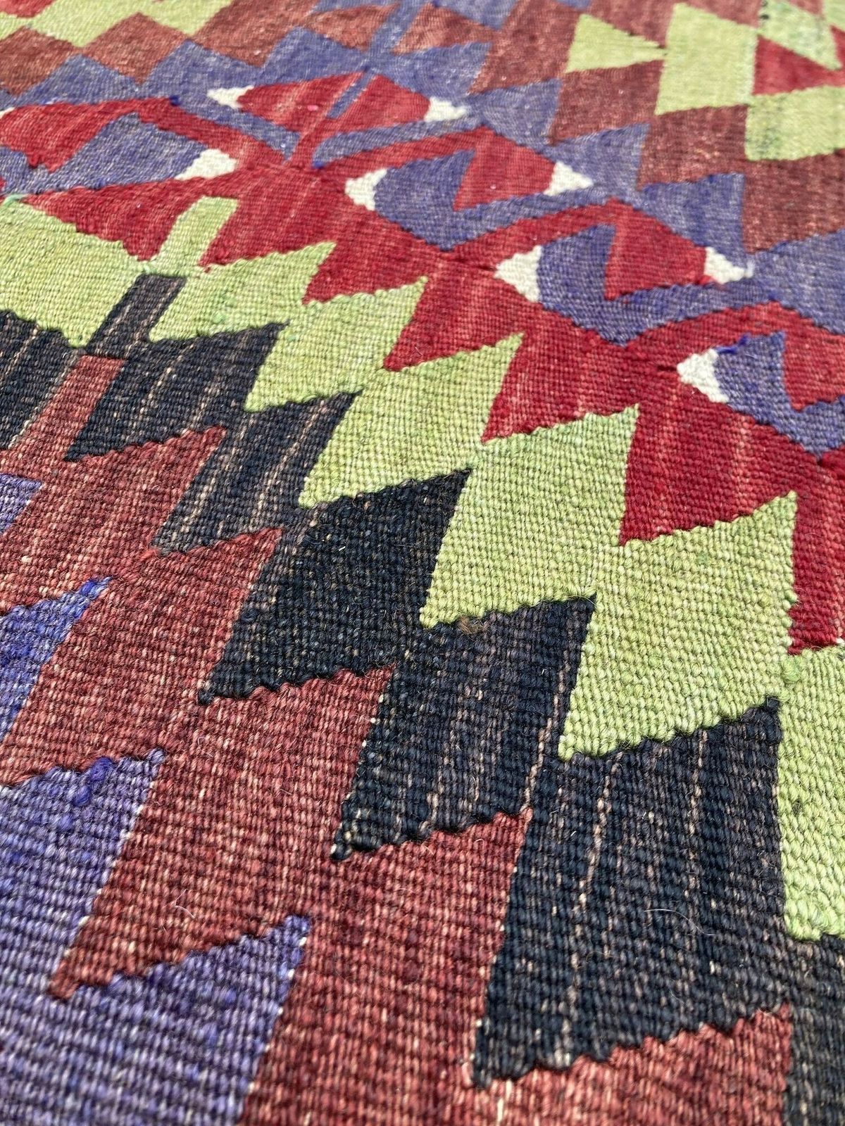 Kilim Covered Stool 1.03m X 0.46m X H0.38m photo Furniture