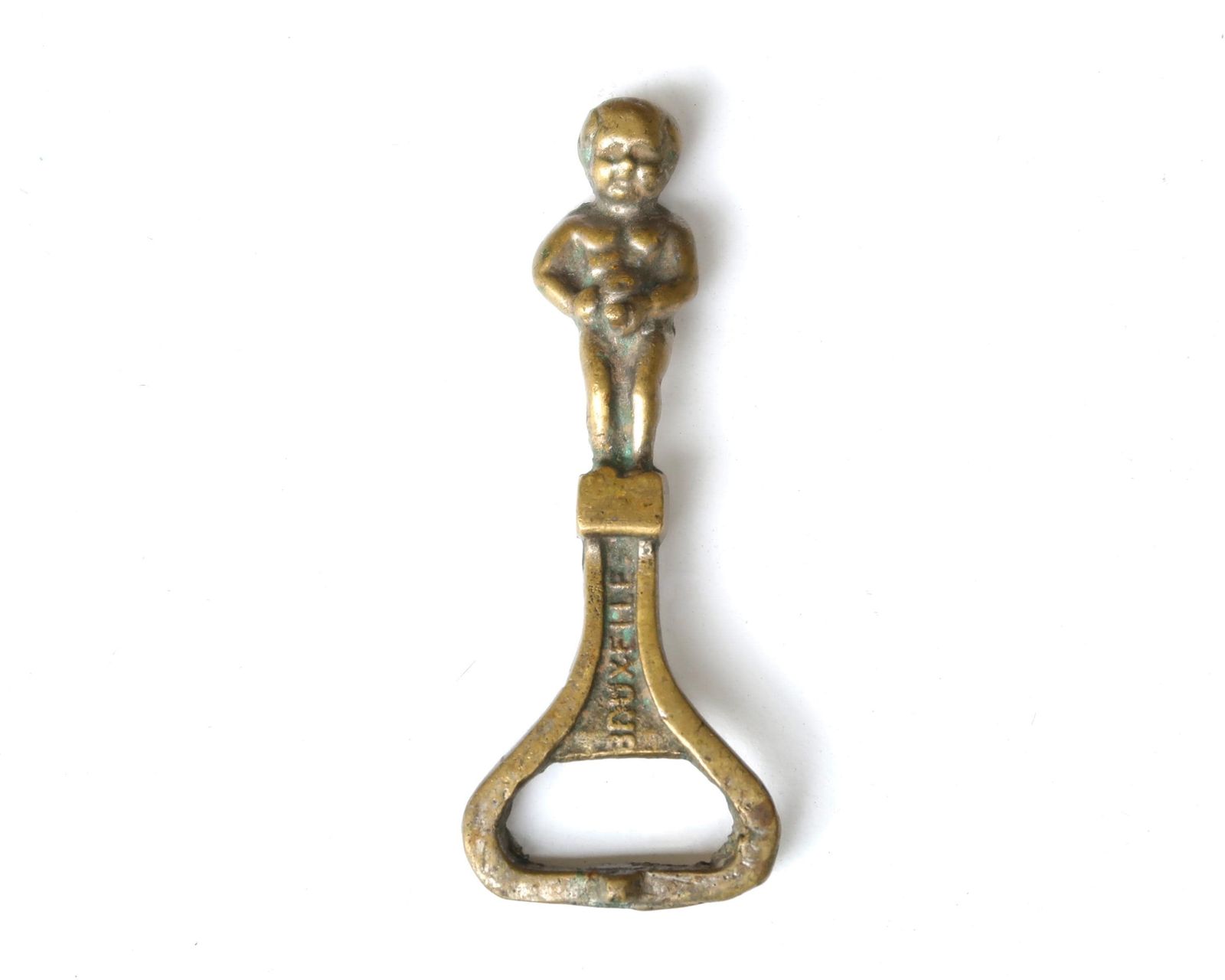Messing Flessenopener, Manneken Pis Bruxelles, Ca. Jaren 1960 / Vintage, België