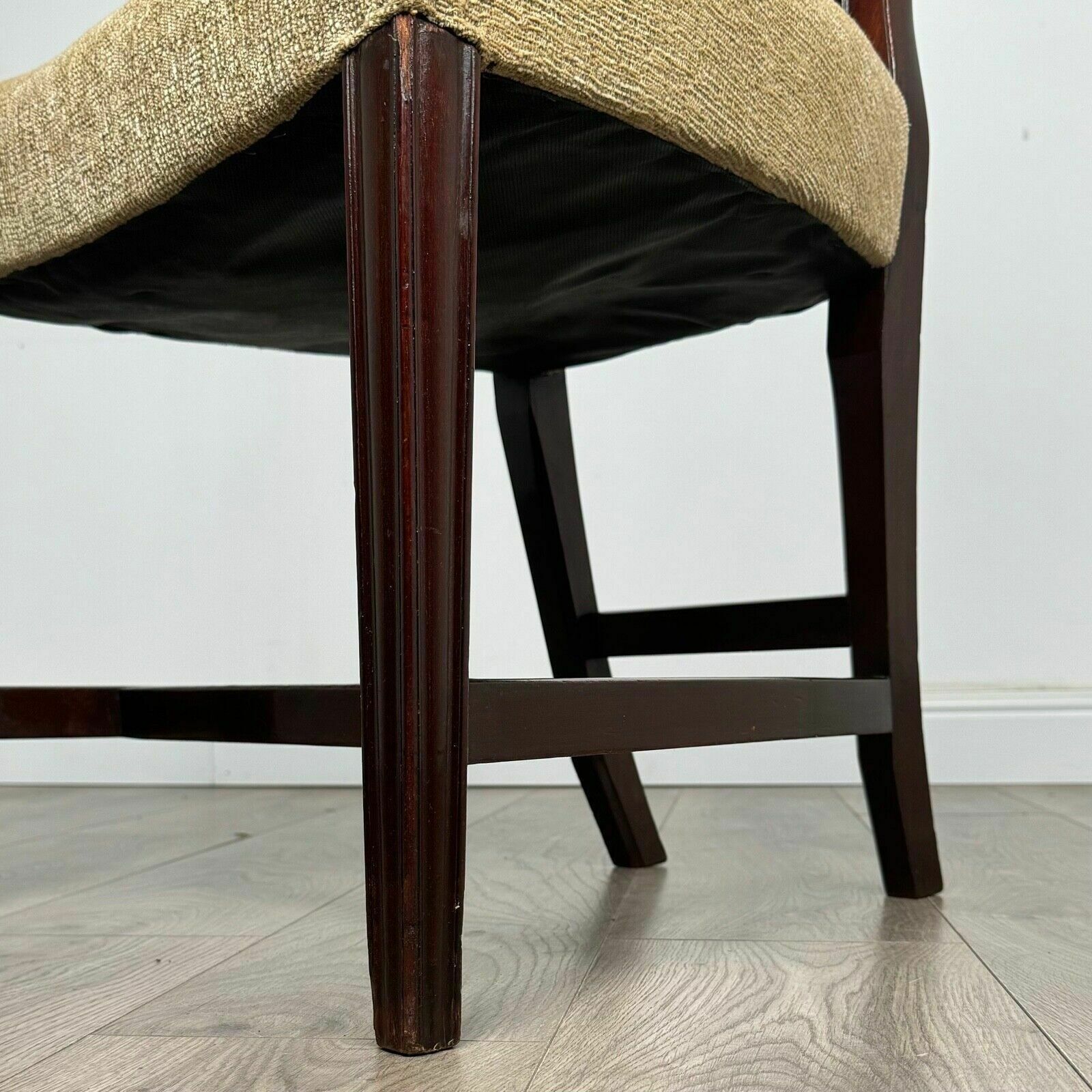 Antique 18th Century Set Of 8 Hepplewhite Style Dining Chairs photo vintage