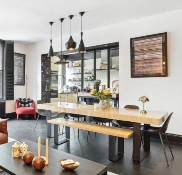 Stunning French Artisan Industrial Style Table photo vinterior