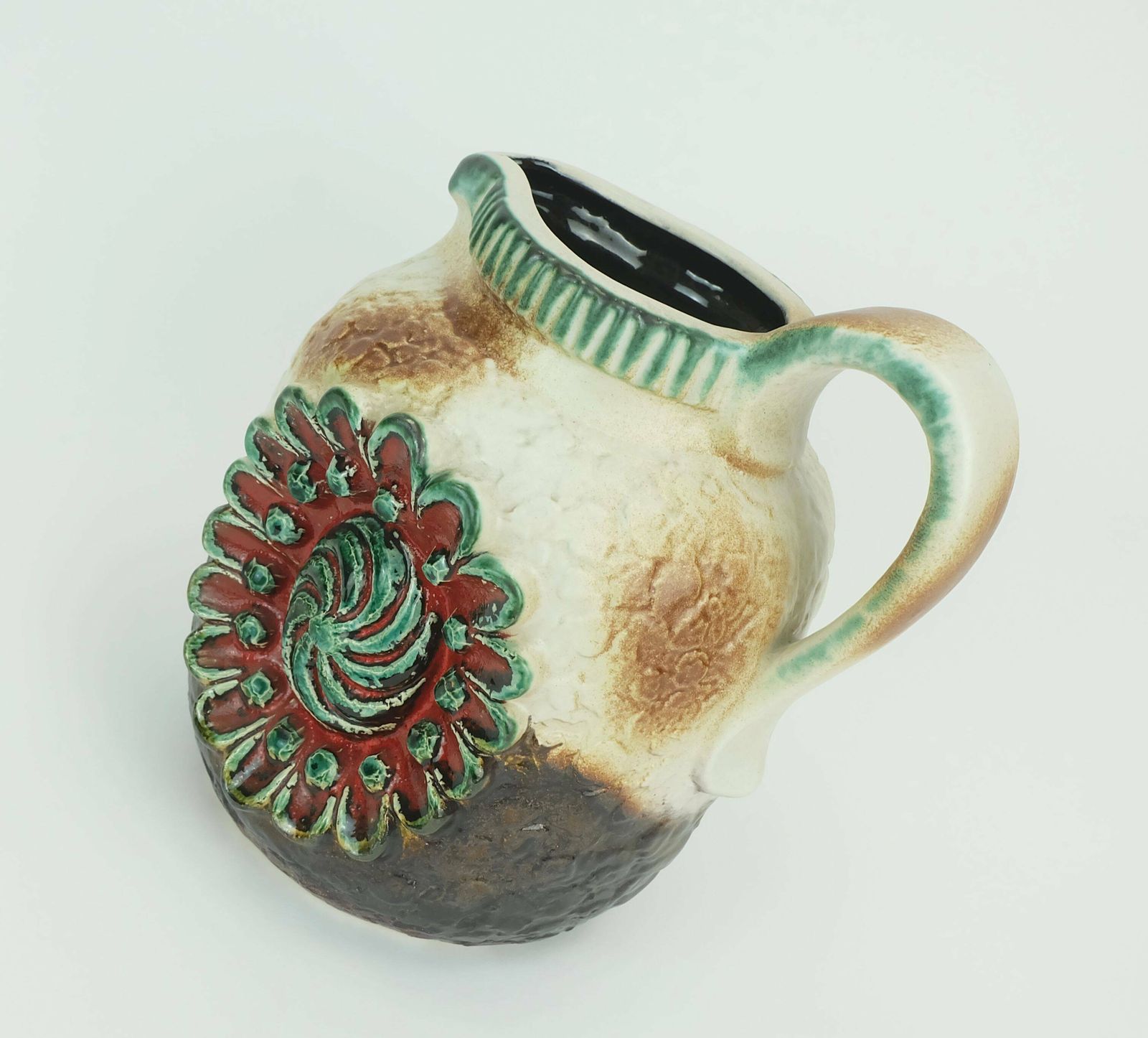 Dumler & Breiden Mid Century Vase Jug Model 53/21 Relief Decor photo furniture