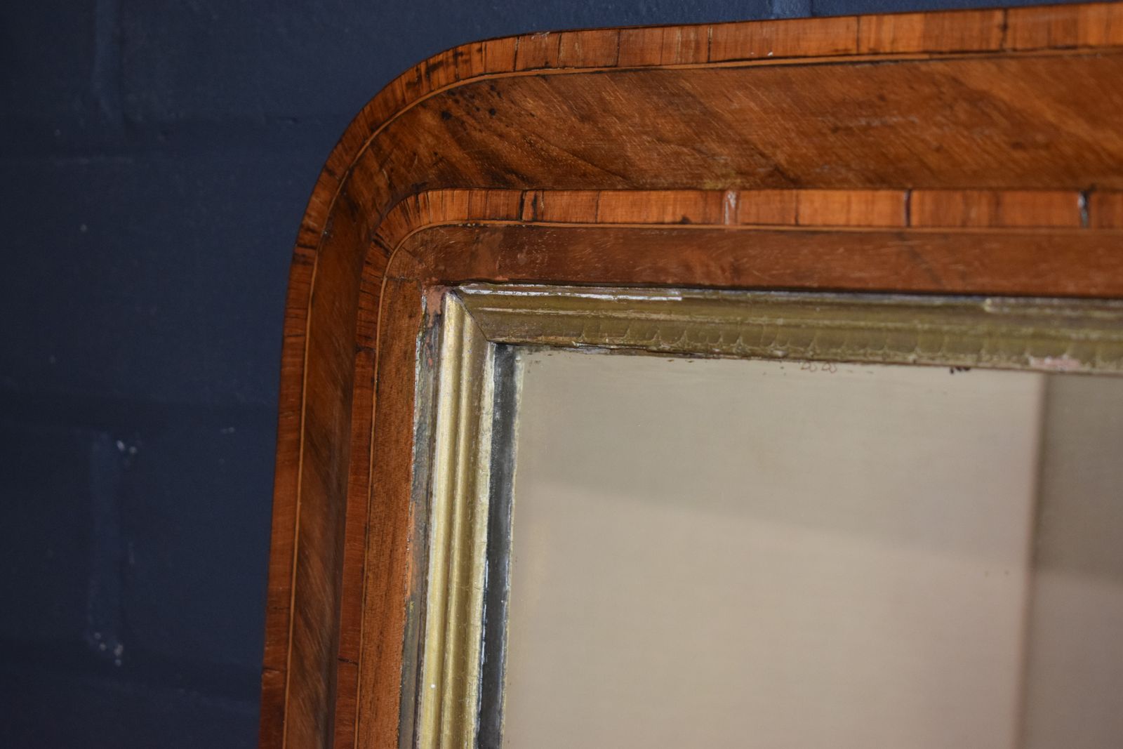 French Walnut Over Mantel, 1800s photo vinterior