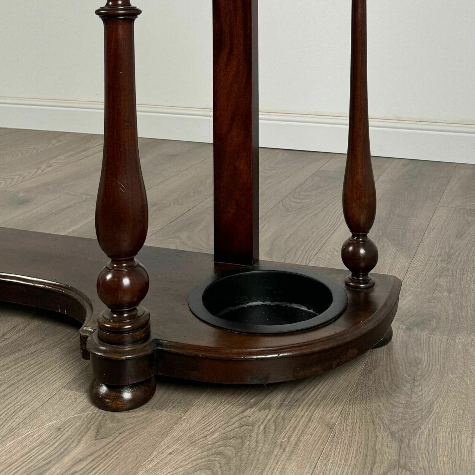 photo for sale Antique 19th Century Marble Top Hall Stand In Mahogany