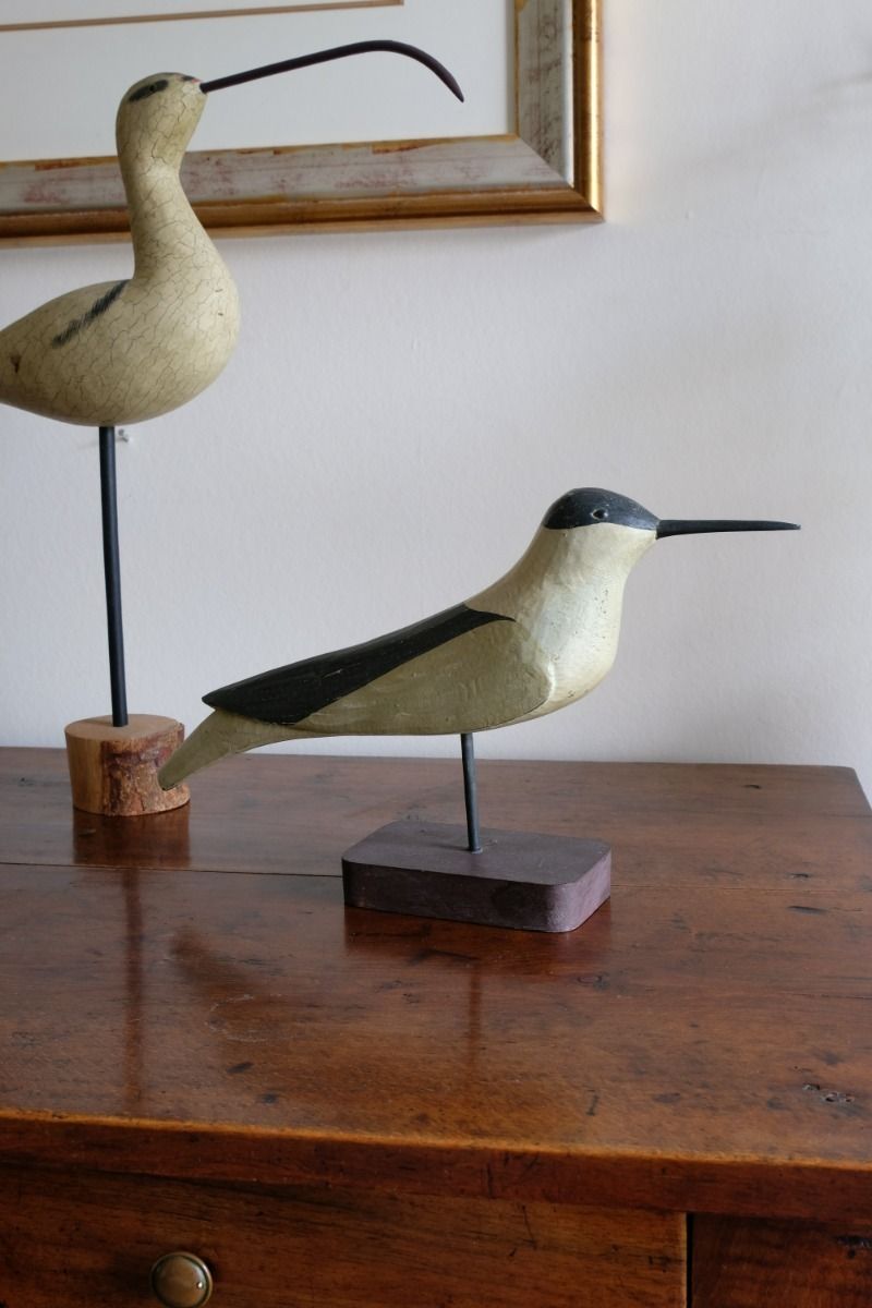Hand Carved & Monochrome Painted Decorative Bird 1001867 photo buy