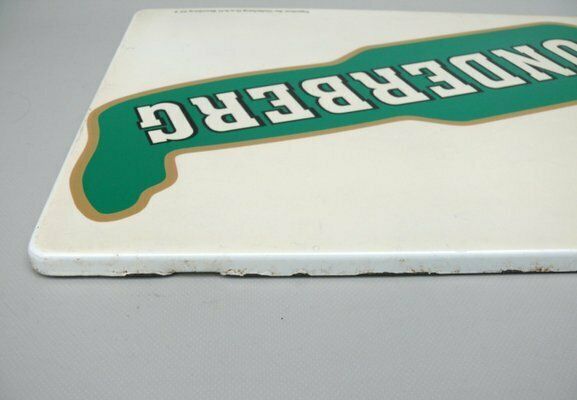 photo buy Tin Sign, Advertising Sign “Underberg” With Thermometer, 1950s, Folded Sheet Metal, Painted