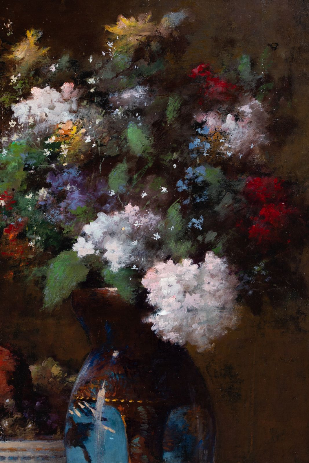 'Still Life With Flowers And Fruit ' By Jean Eritziane (Smyrna 1850 – 1925 Paris) photo buy