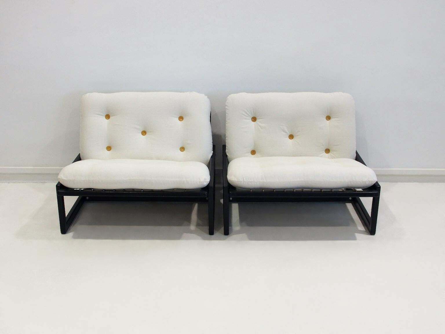 Pair Of Carlotta Lounge Chairs By Afra And Tobia Scarpa For Cassina photo for sale