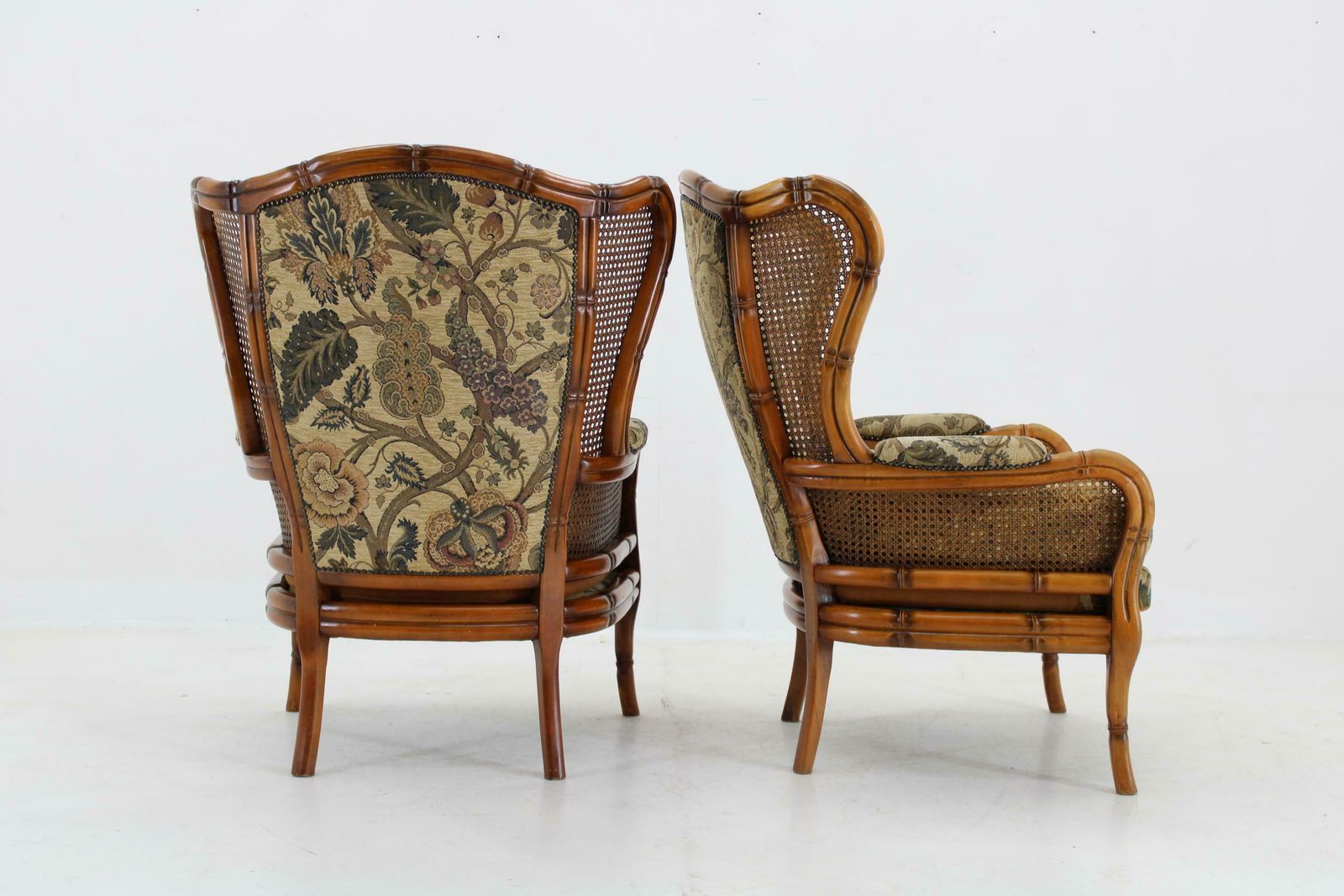 1960s Pair Of Rattan Armchairs , Italy photo 872.0