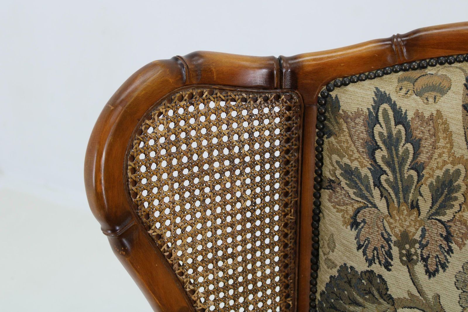 photo for sale 1960s Pair Of Rattan Armchairs , Italy
