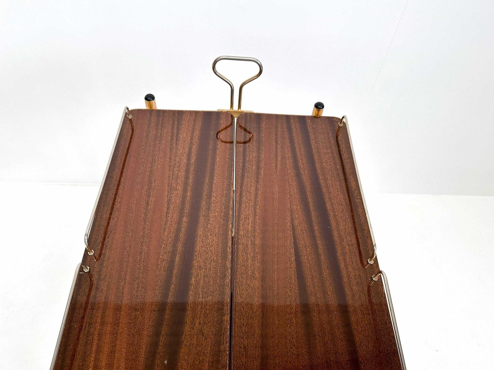 Vintage Mid Century Bar Cart Trolley, Dessert Cart Trolley, Serving Trolley photo vinterior