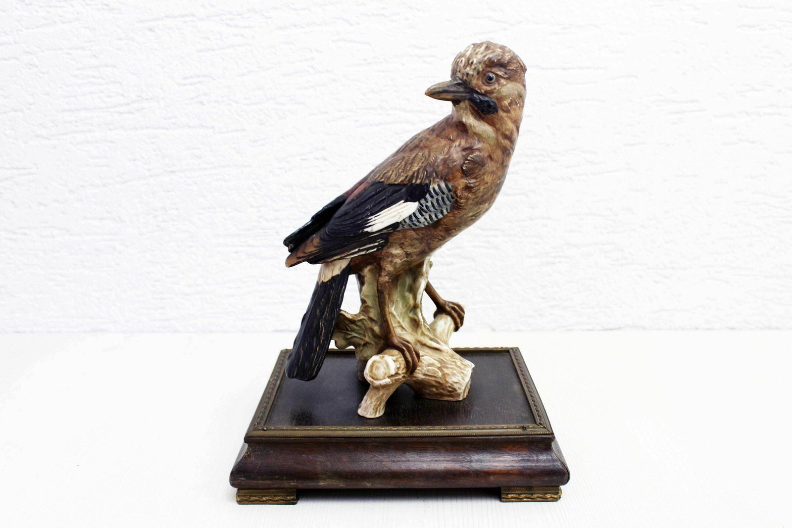 Porcelain Bird By Goebel, Jay In Porcelain 1950/60