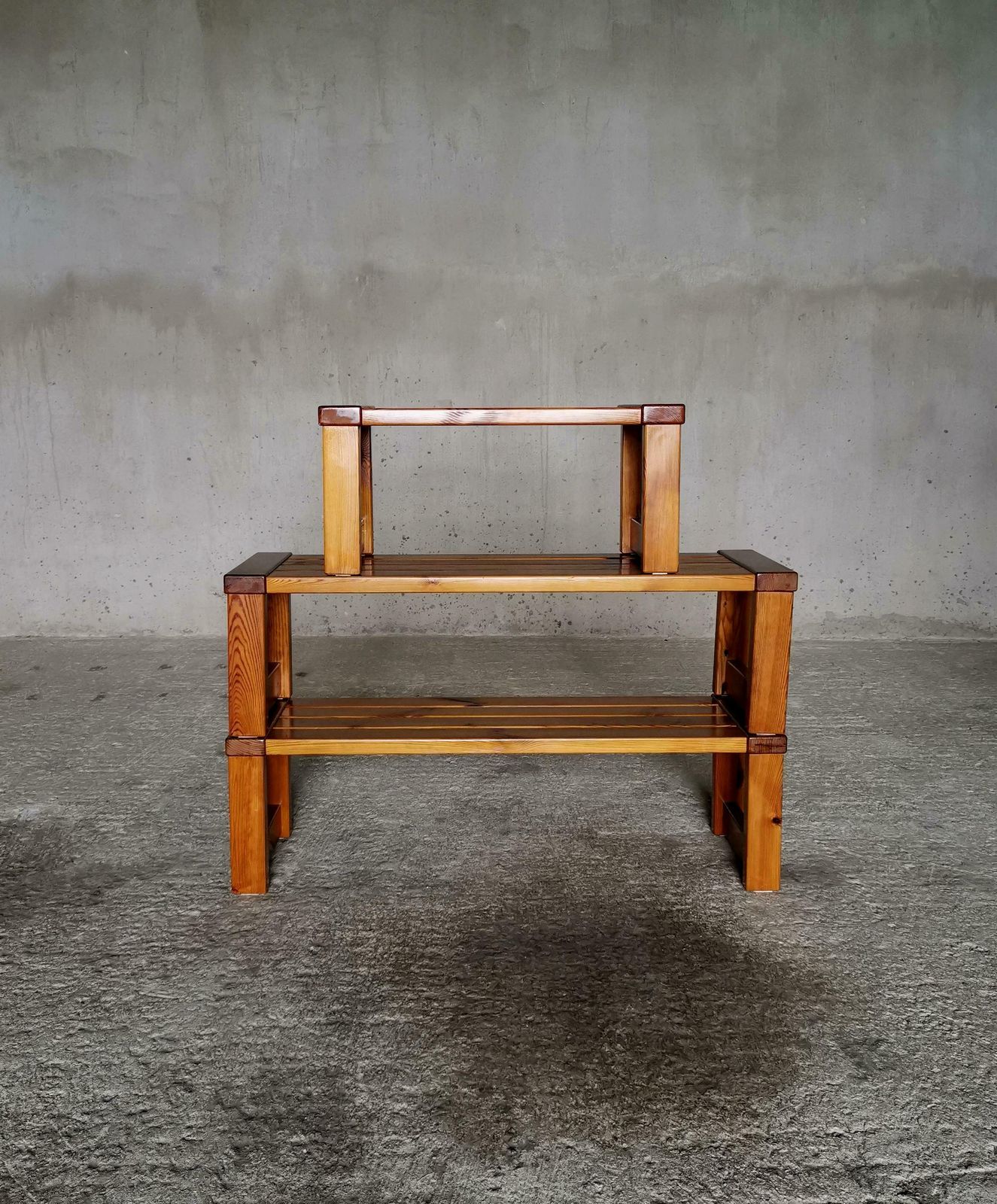 Swedish Coffee Table / Bench In Solid Oregon Pine. Manner Of Sven Larsson 1960s photo Furniture