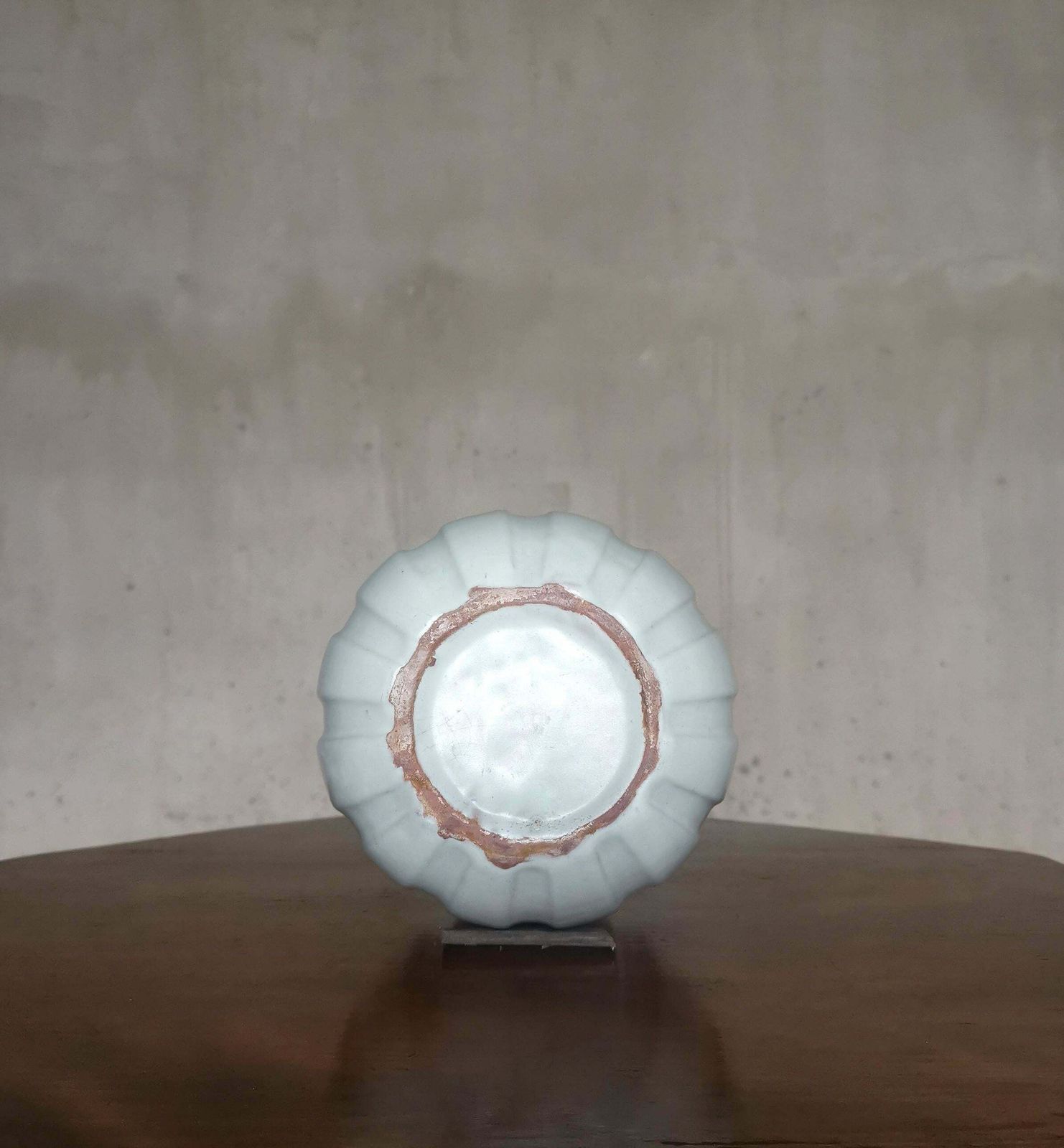 photo for sale White, Modernist Vicke Lindstrand Earthenware Vase, By Upsala Ekeby Sweden 1930s