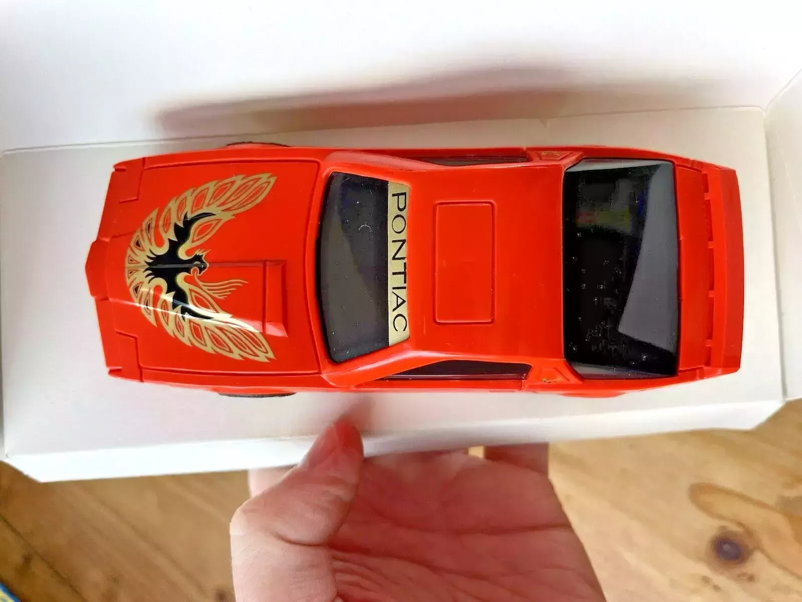 Unused Scalextric Pontiac Firebird Model Racing Car C383 Gold Wheels Slot 1:32 photo buy
