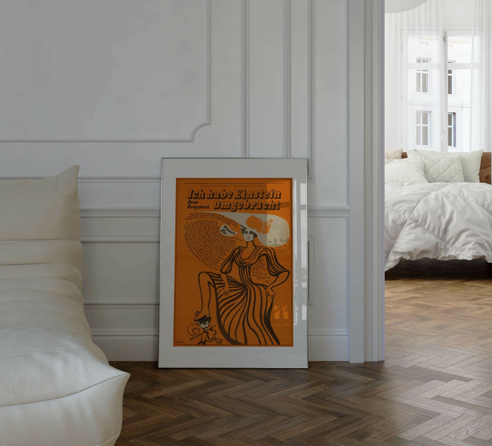 I Killed Einstein, Gentlemen   Original East Germany Poster | 1971 photo furniture