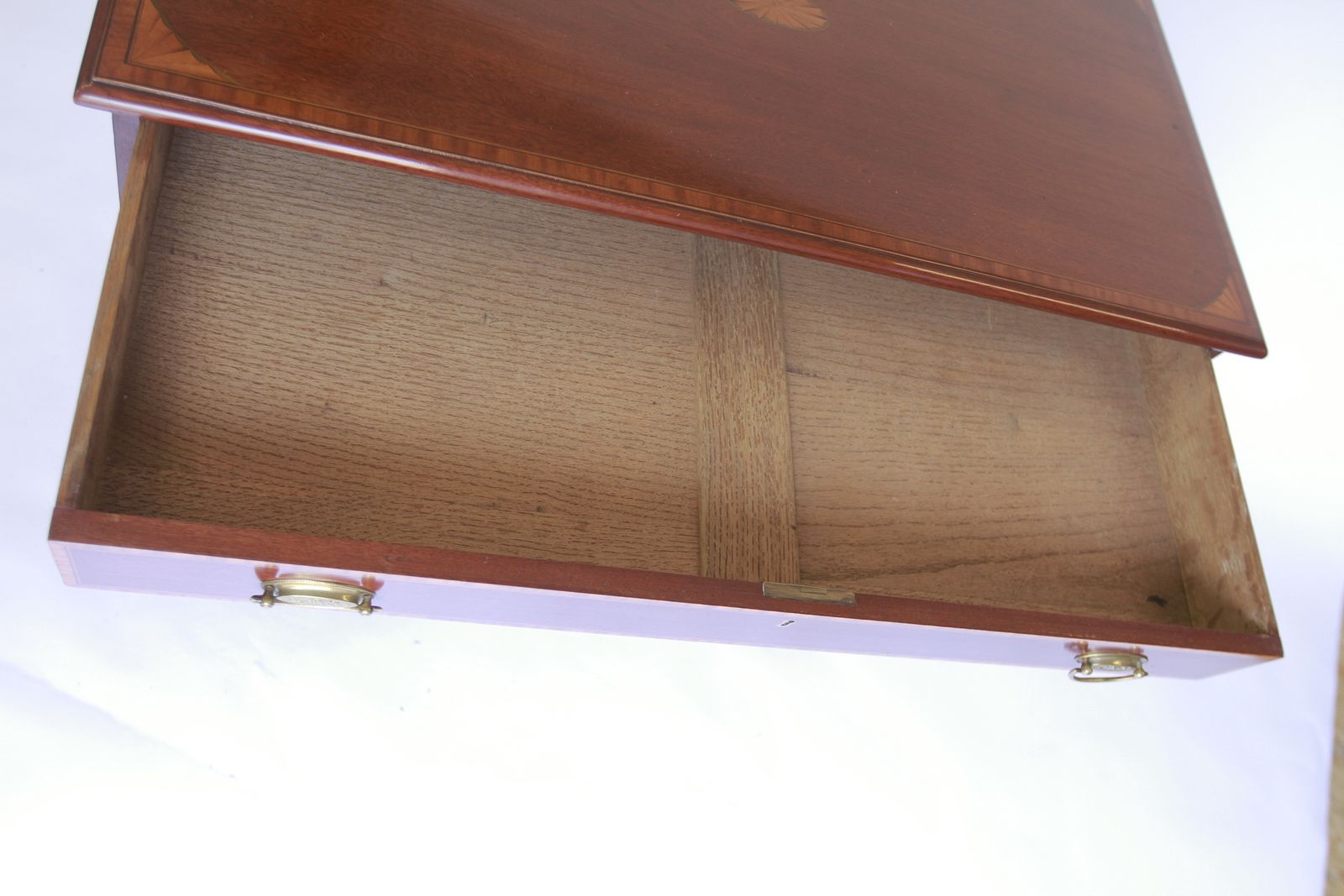 photo for sale George 111 Period Mahogany & Inlaid Kneehole Desk