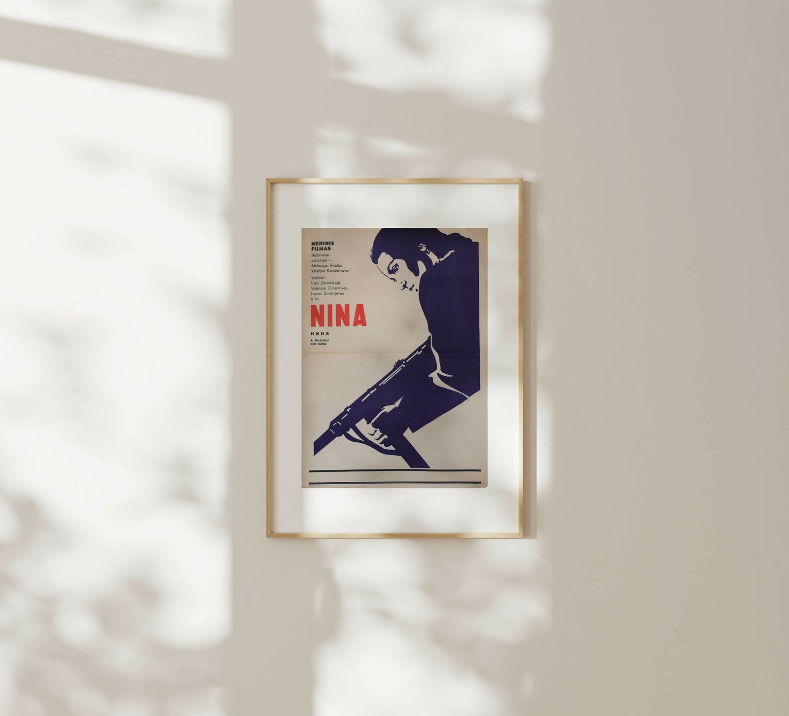 Nina   Original Soviet Lithuanian Poster | 1972 photo for sale