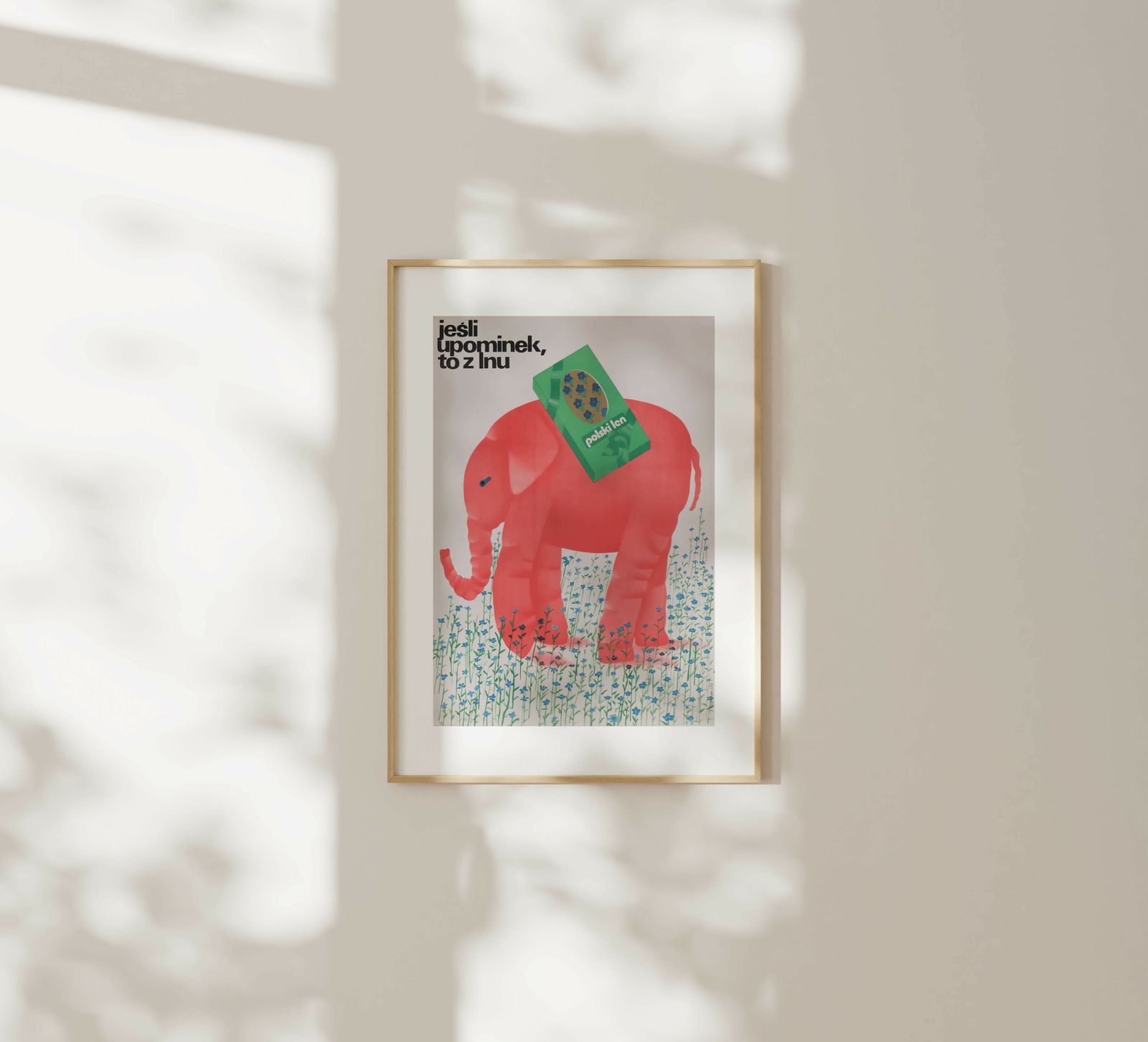 If It's A Gift, It's Made Of Linen   Original Poland Poster | 1973 photo for sale