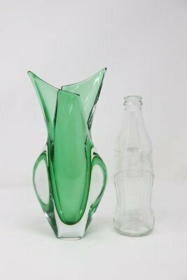 Italian Vase In Murano Art Glass Attributed To Flavio Poli For Seguso, 1960s photo for sale