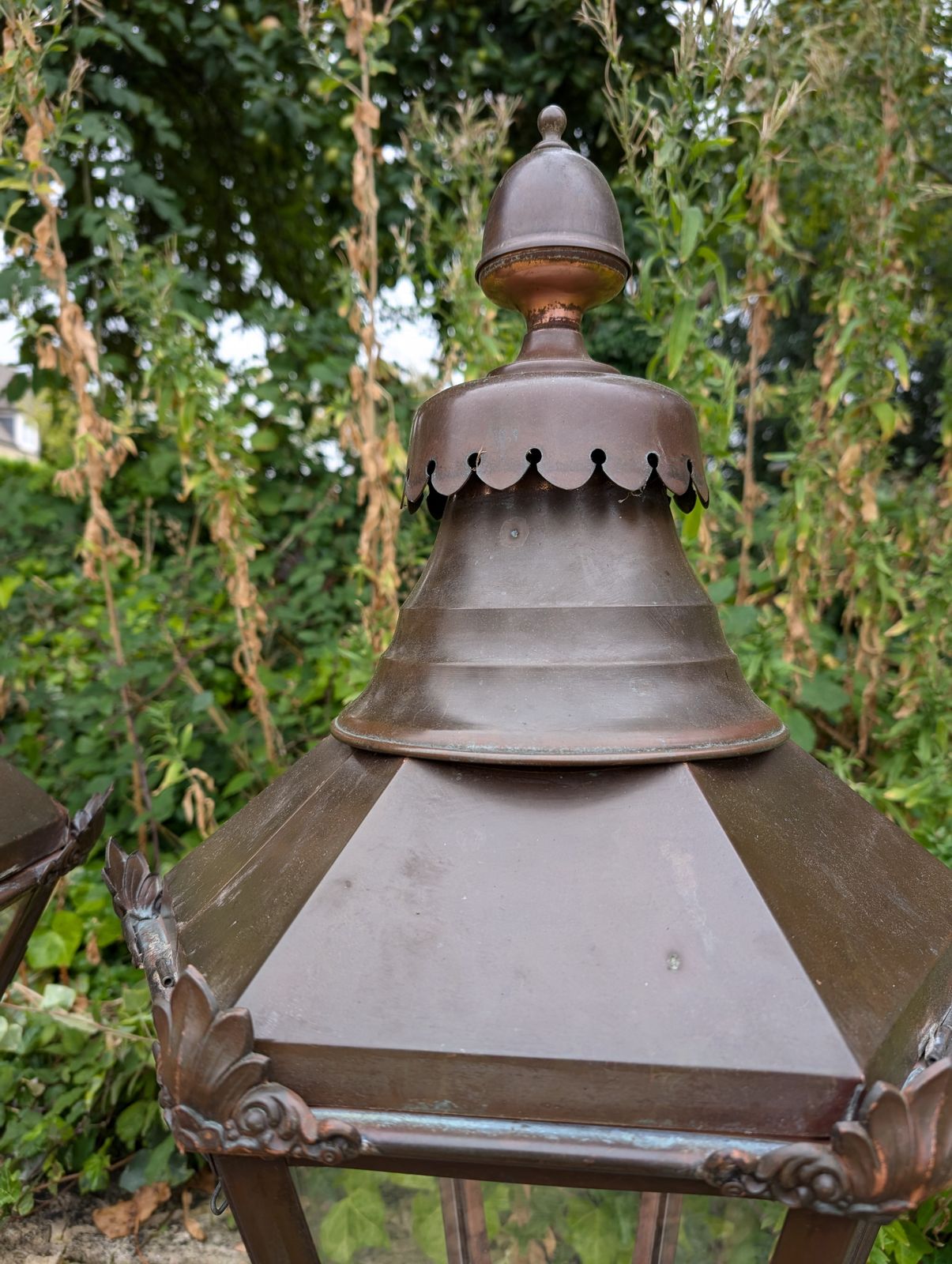 Pair Of Vintage 'Street Lamp' Style Outdoor Lamps photo vinterior