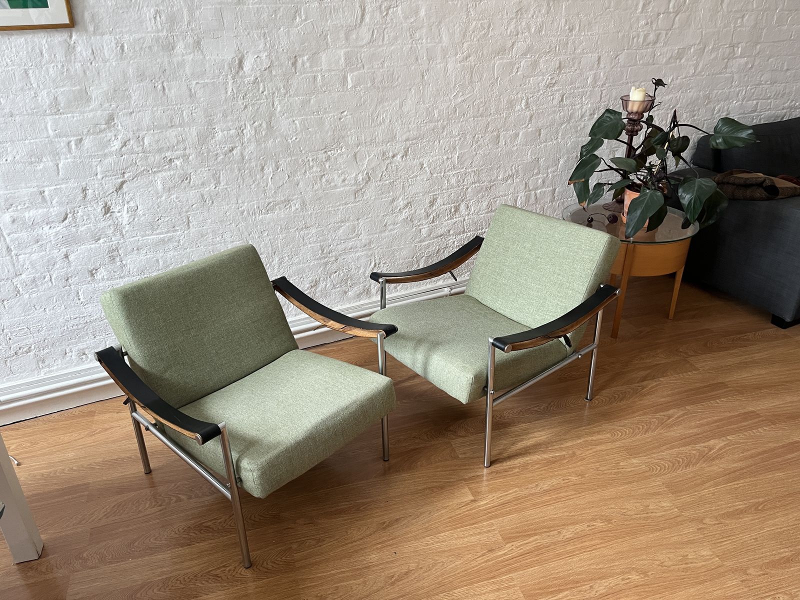 Set Of 2 Easy Chairs By Martin Visser For 'T Spectrum, 1960s