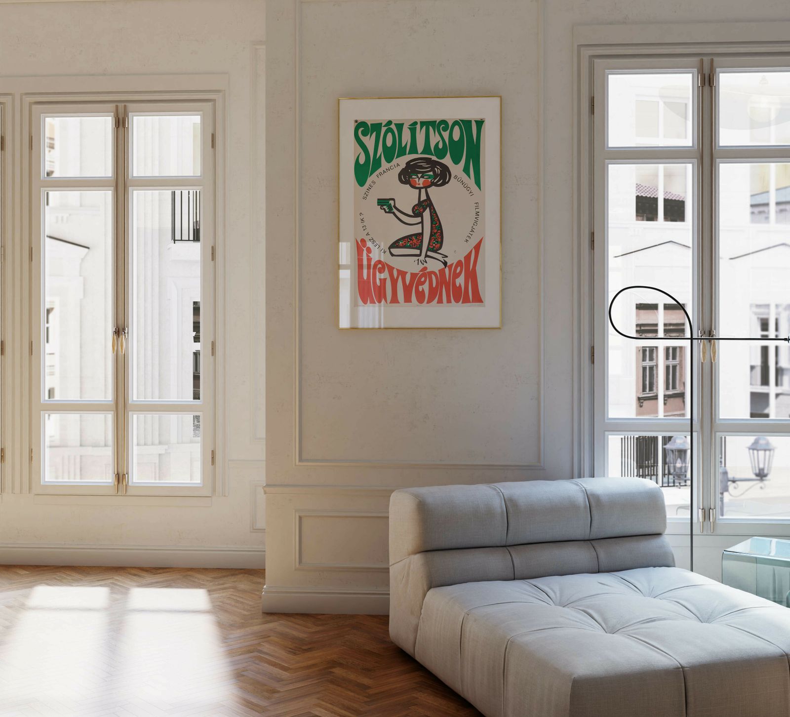 Call My Lawyer   Original Hungary Poster | 1967 photo furniture