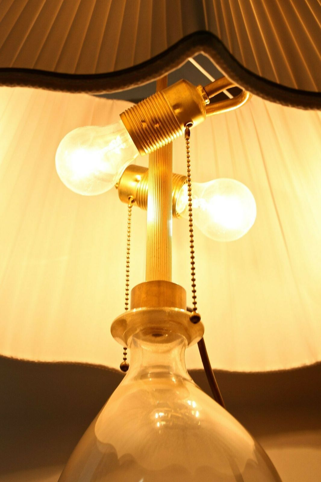 Murano Table Lamp By Barovier & Tosso With 24k Gold Flakes, Italy 1960 photo buy