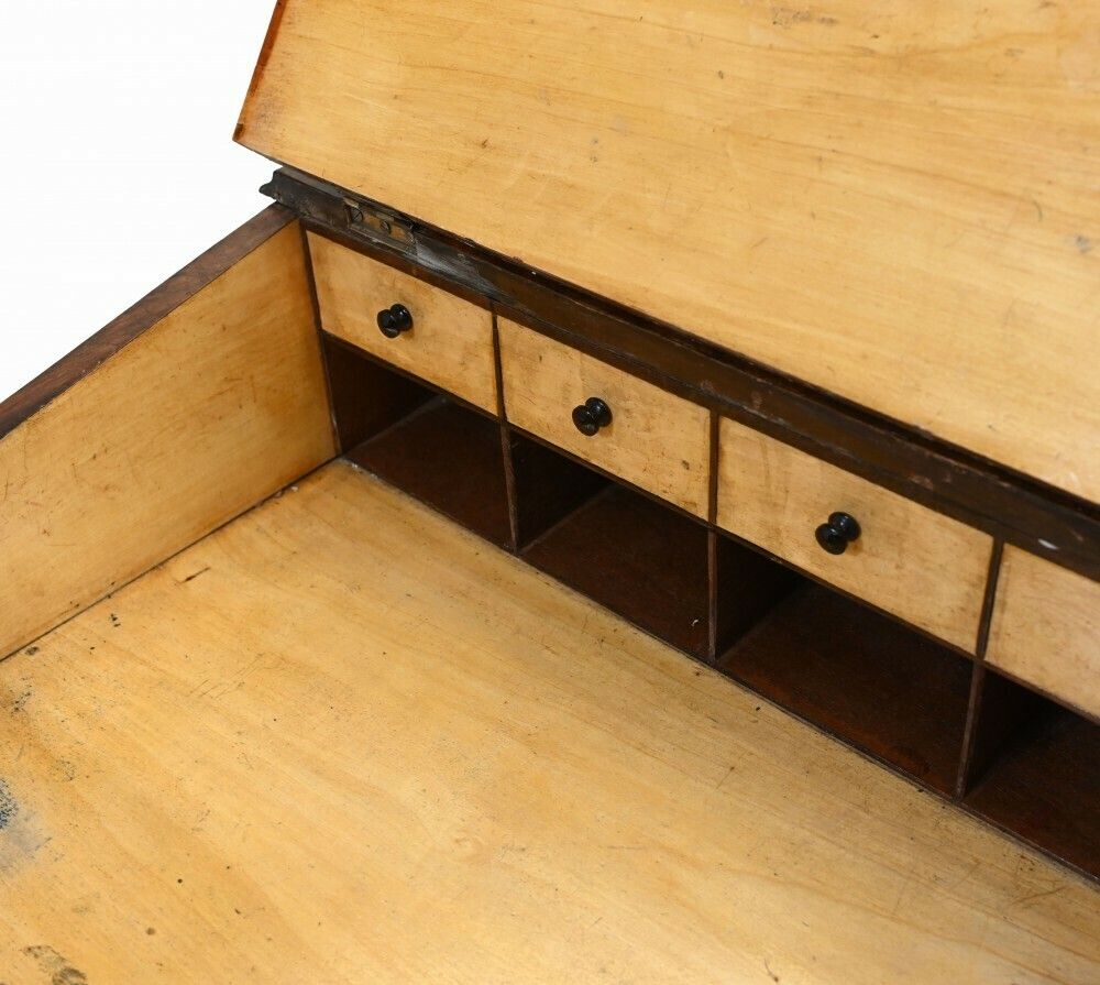 photo for sale Antique Davenport Desk Walnut Victorian Secretaire 1880