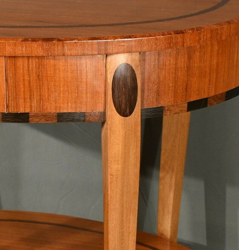 photo for sale Mahogany And Rosewood Gueridon Table, Art Deco – 1930