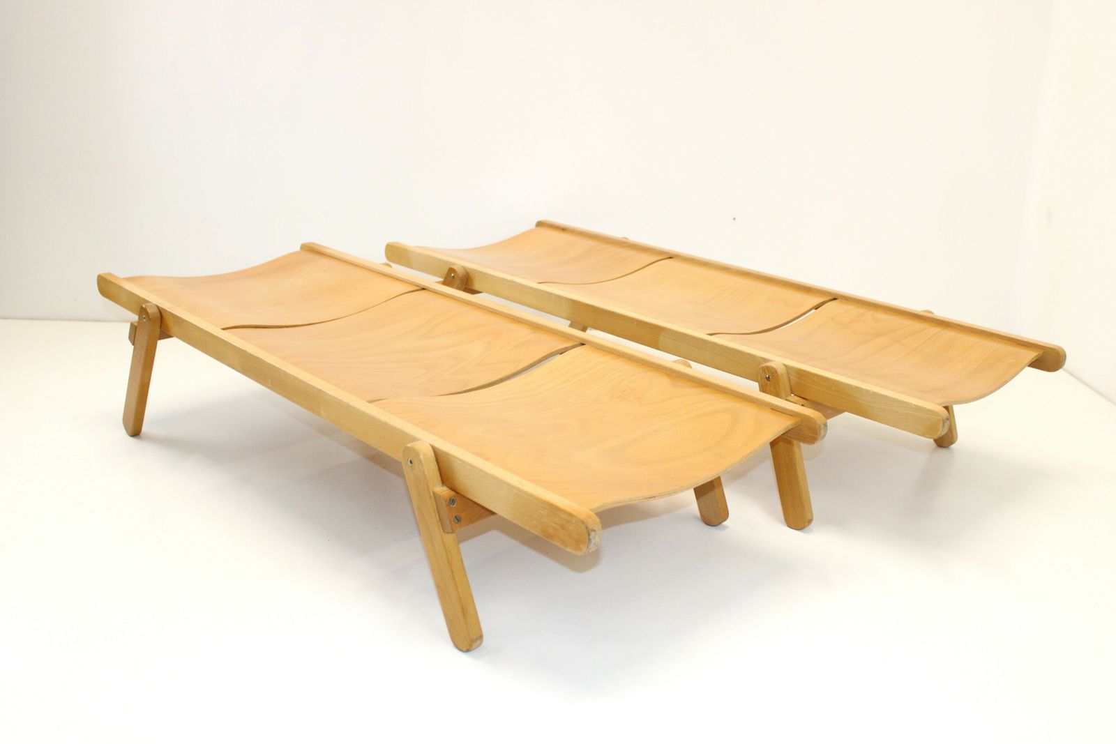 1 Of 2 Rex Daybed Small/Design By Niko Kralj/Scadinavian Style/Benches/Folding Kids Daybed/Wooden Kids Daybed/Kids Recliner photo for sale