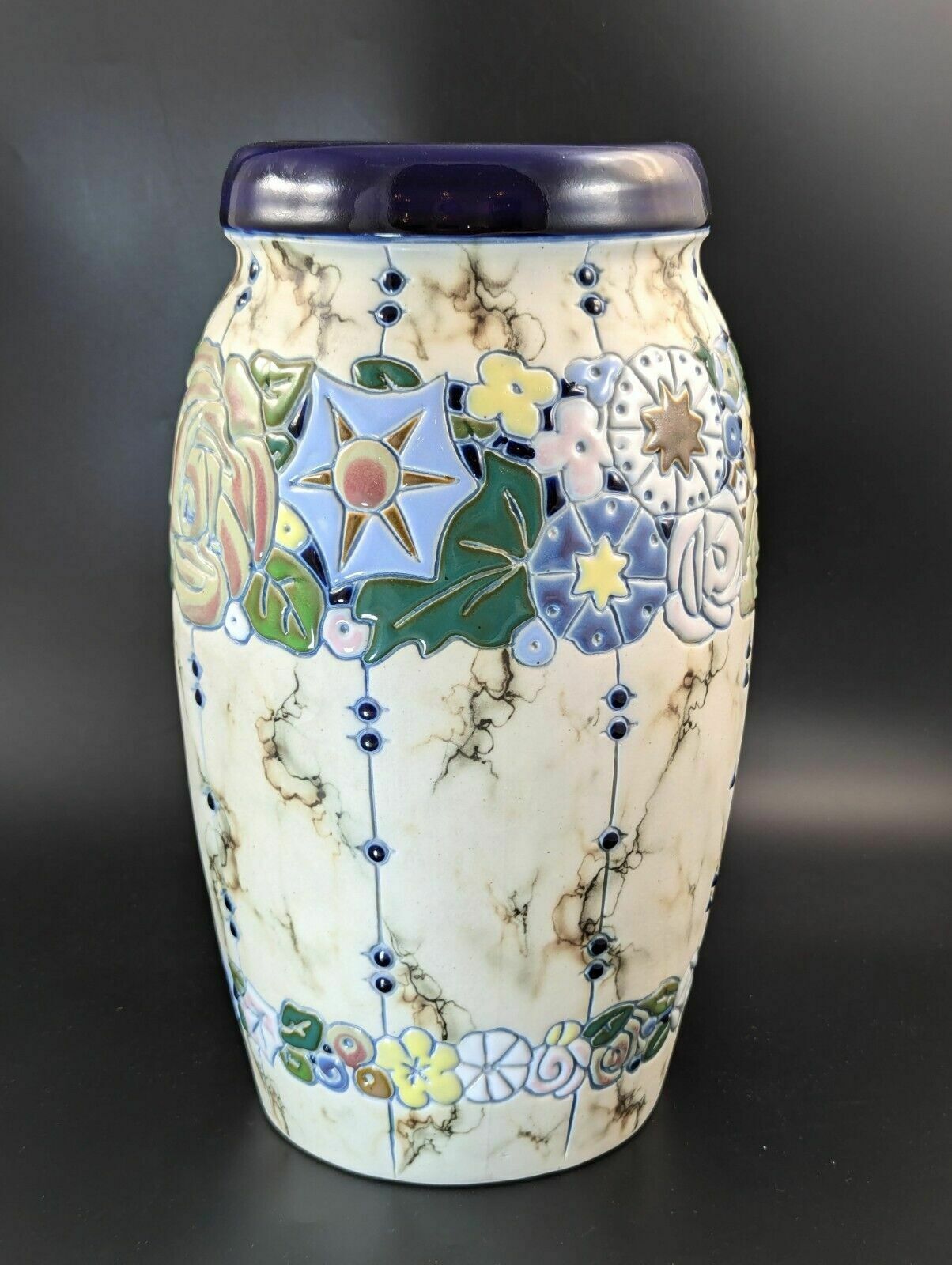Amphora Ceramic Vase In The Art Deco Style. Made In Czechoslovakia, с. 1920 photo 350.0