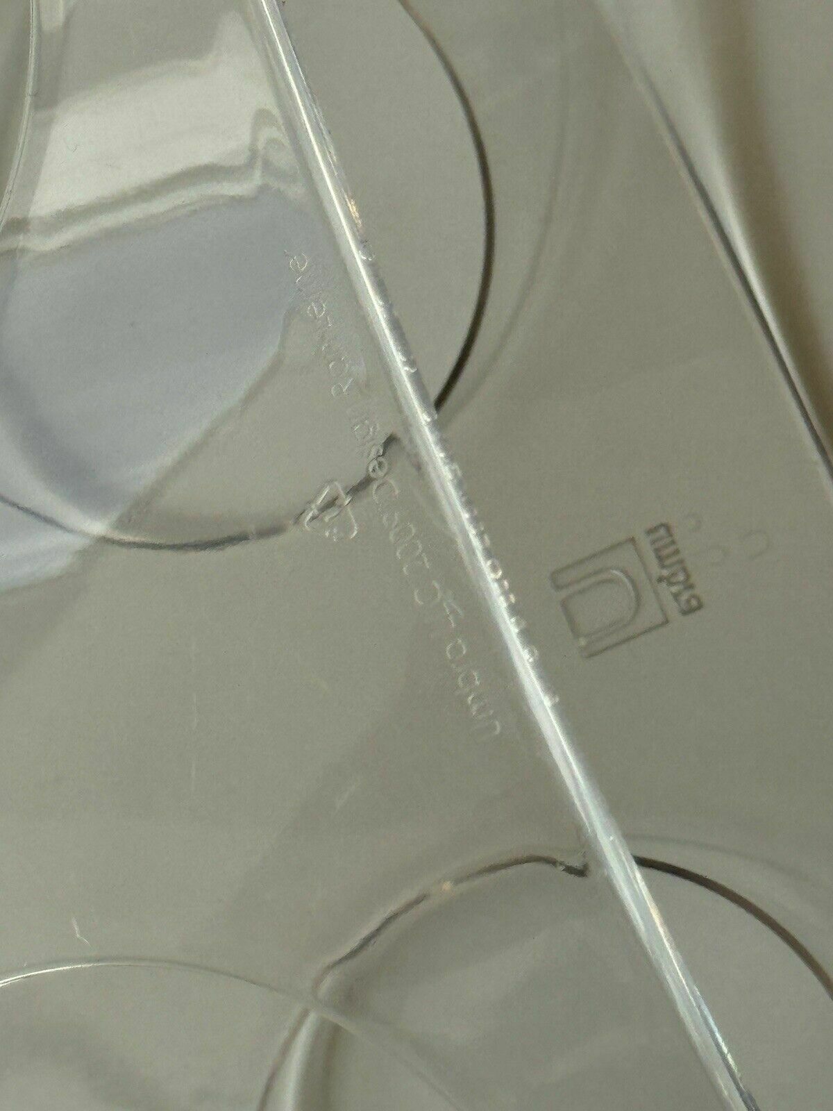 Circa 2009 Umbra By Ran Lerner Clear Acrylic "The Grapevine" 6 Bottle Wine Rack photo buy