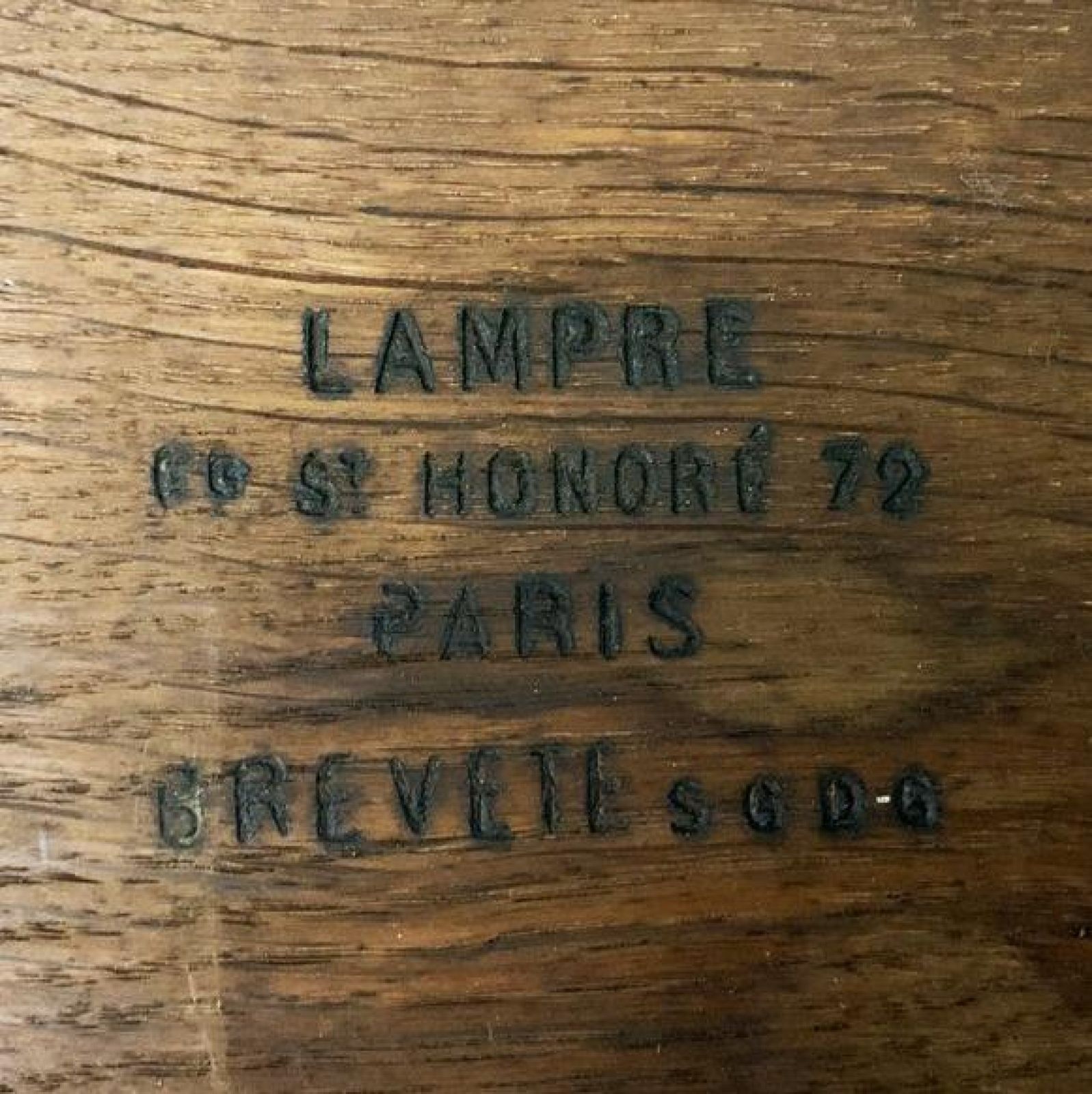 photo furniture A Fine Mahogany Late 19th Century Envelope Card Table By Antoine Lampre, Paris.
