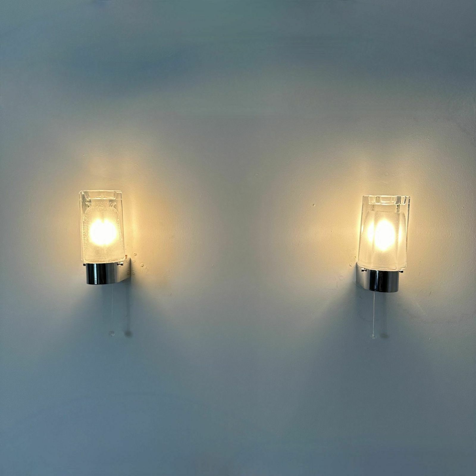 Set Of 2 Limburg Glashütte Wall Lamps Sconce , 1970s photo furniture