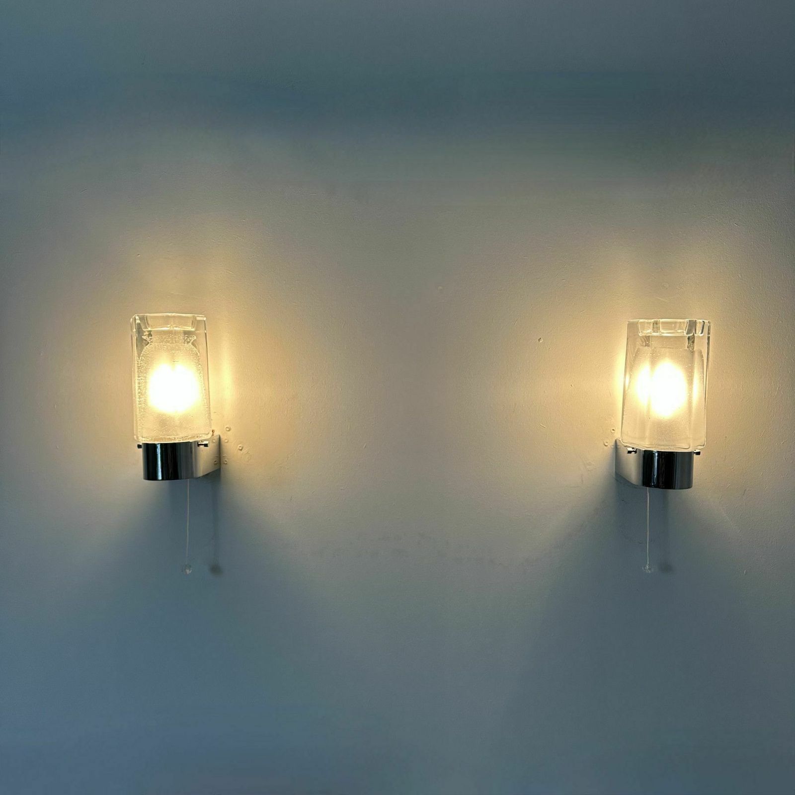Set Of 2 Limburg Glashütte Wall Lamps Sconce , 1970s photo Lighting