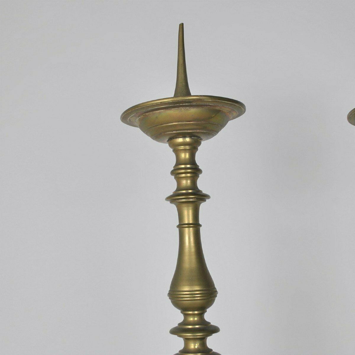 Pair Of Bronze Candlesticks, Late 18th/Early 19th Century photo buy