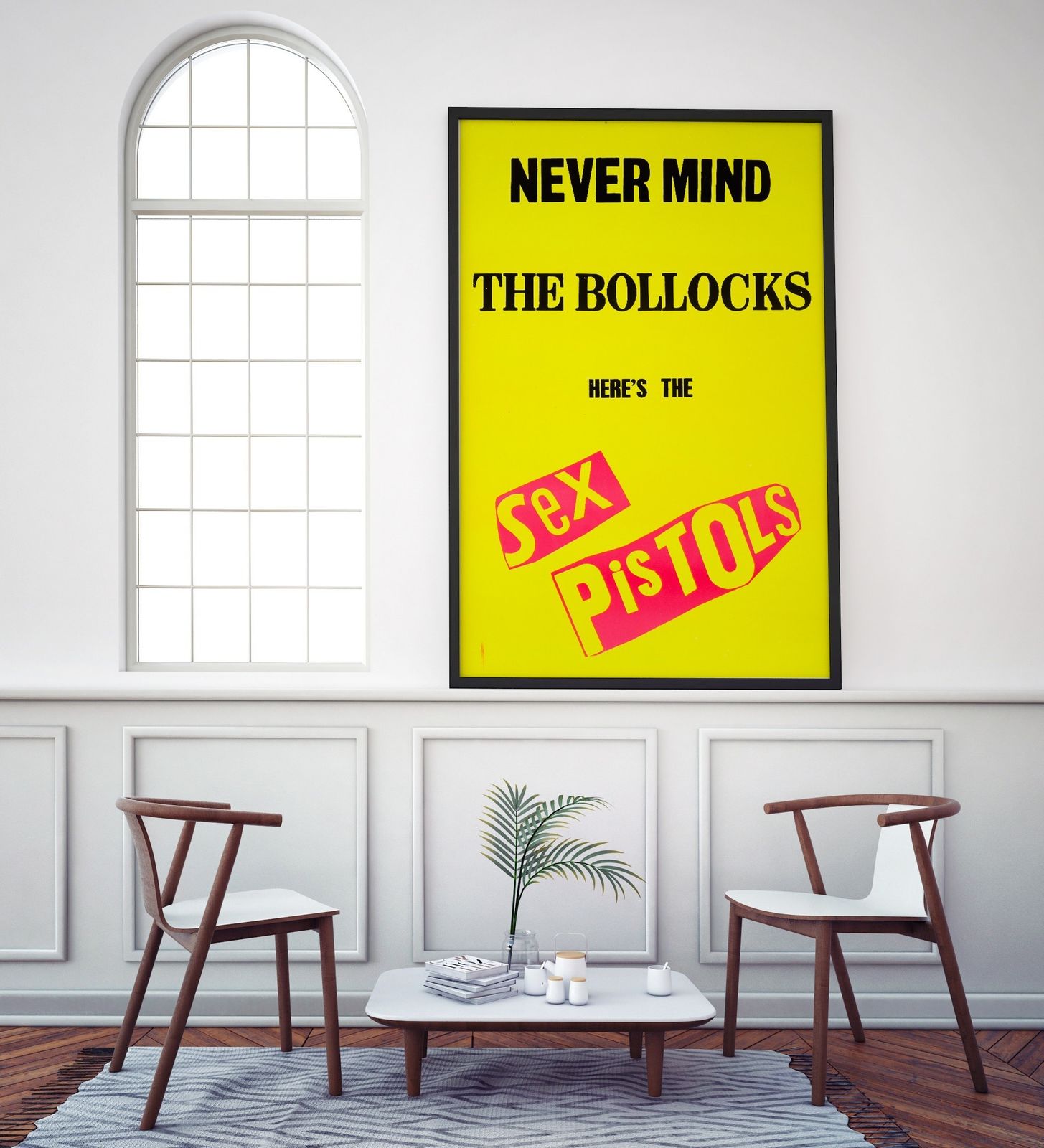 Sex Pistols 'Never Mind The Bollocks' Uk Promo Poster By Jamie Reid, 1977 photo for sale