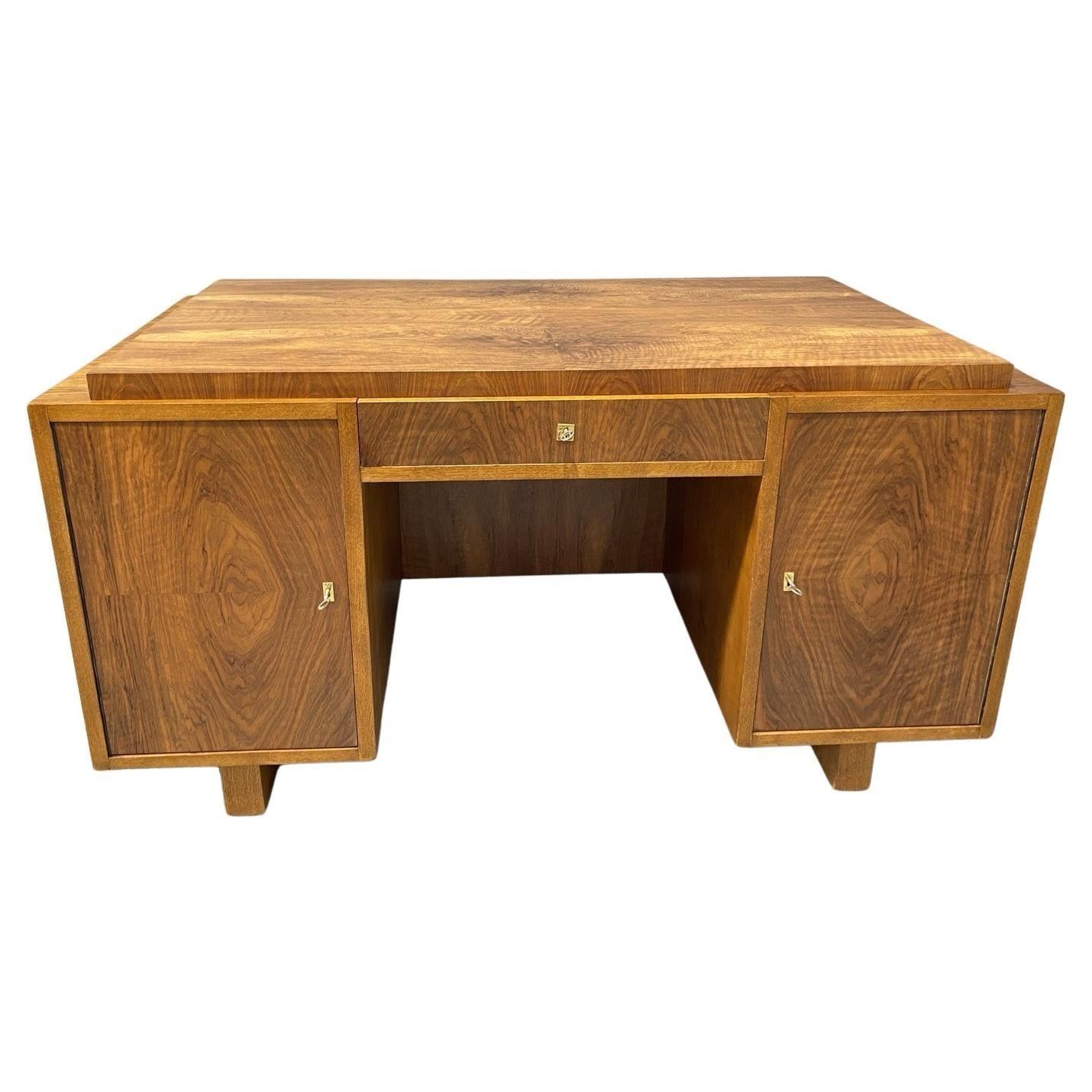 Fully Renovated Art Deco Writing Desk, 1930´S, Central Europe
