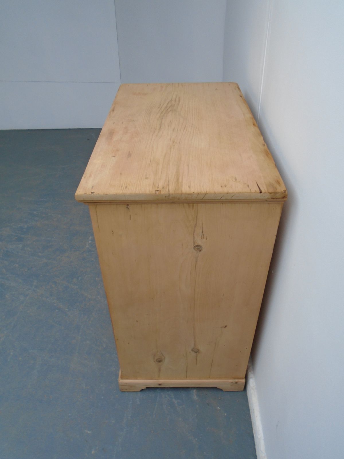 Furniture A Rare Pine Victorian Collectors Chest Of Drawers To Wax/Paint photo