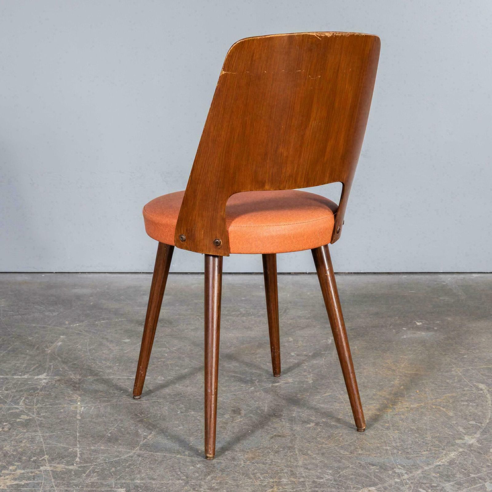 1960’s French Baumann Upholstered Bentwood Mondor Dining Chair photo Furniture