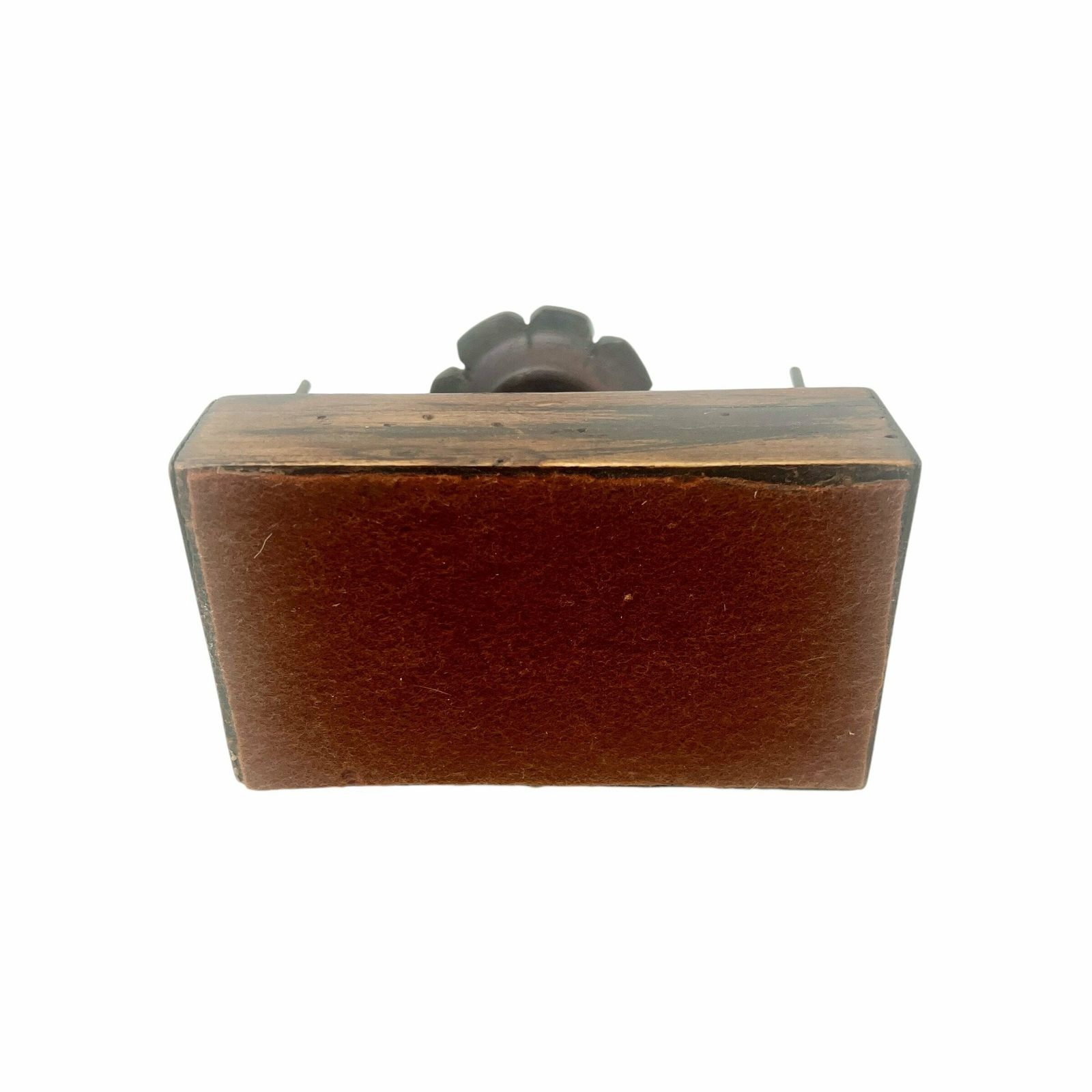 Antique Victorian Mahogany Mini Table Sewing Stand   Cotton Reel Holder   Thimble Holder   Home Decor   Sewing photo vinterior