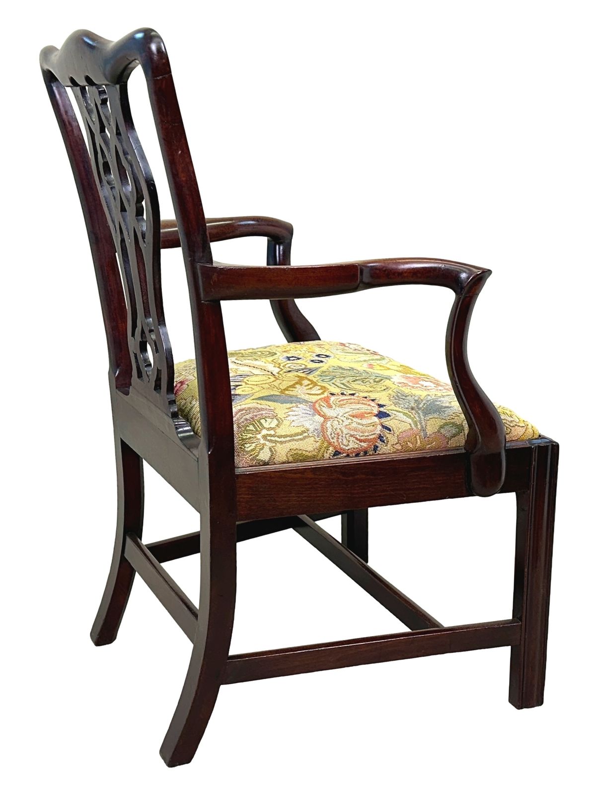 Mahogany Chippendale 18th Century Armchair  (England, Circa 1760) photo Furniture