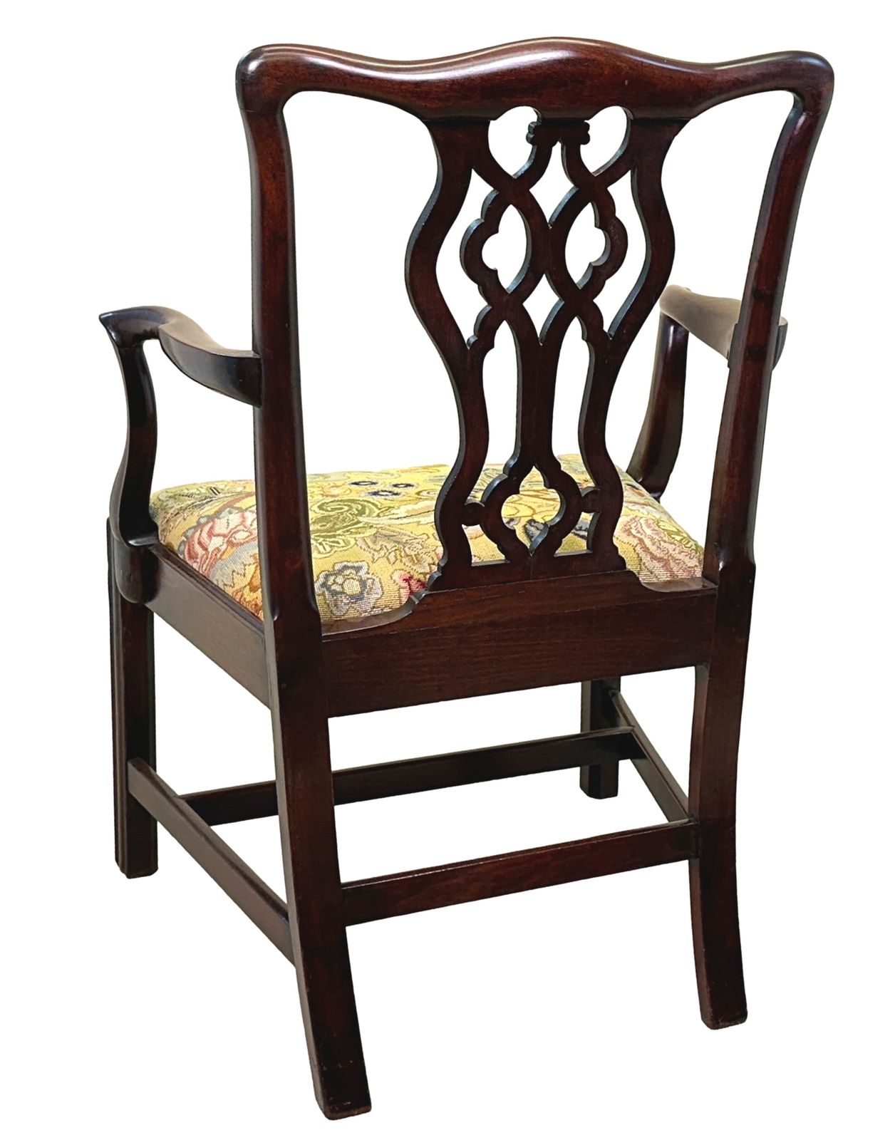 photo vinterior Mahogany Chippendale 18th Century Armchair  (England, Circa 1760)