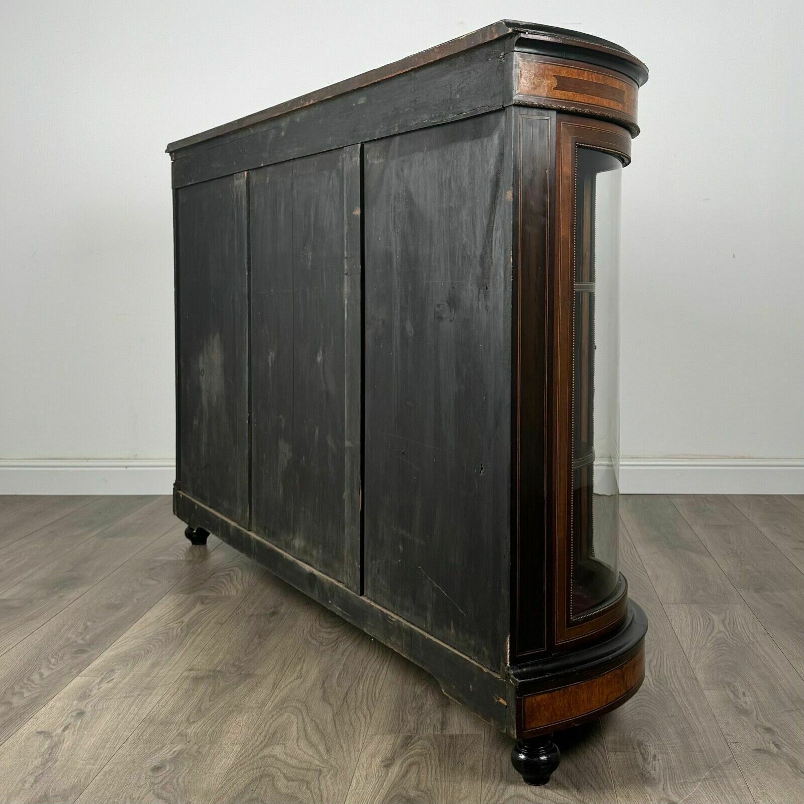 Antique 19th Century Finest Quality Inlaid Credenza Burr Walnut photo buy