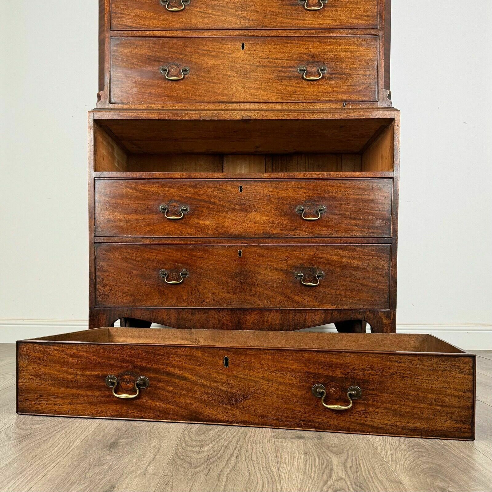photo for sale Antique 18th Century Chest On Chest In Mahogany