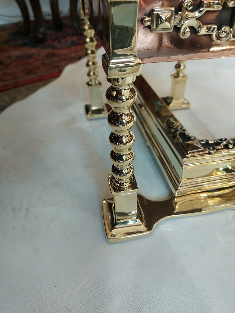 Victorian Brass And Copper Club Fender photo Home Fixtures