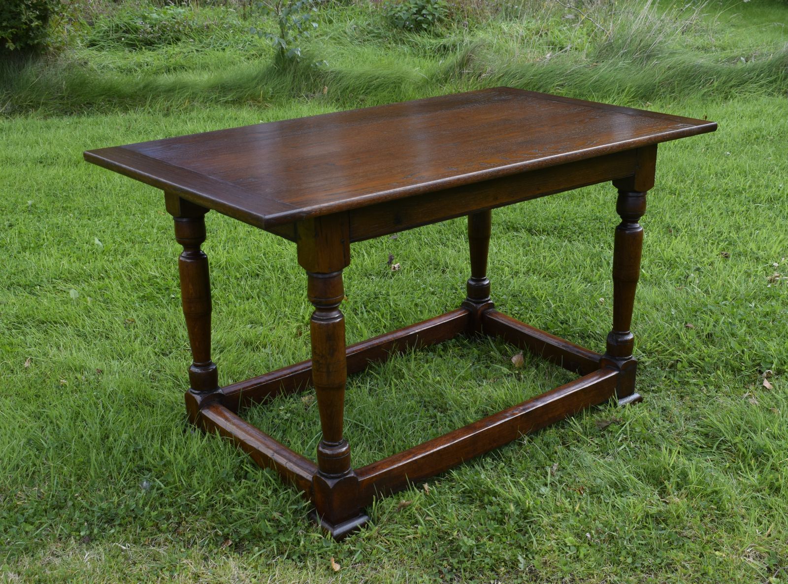 Oak Refectory Dining Table, 1700s