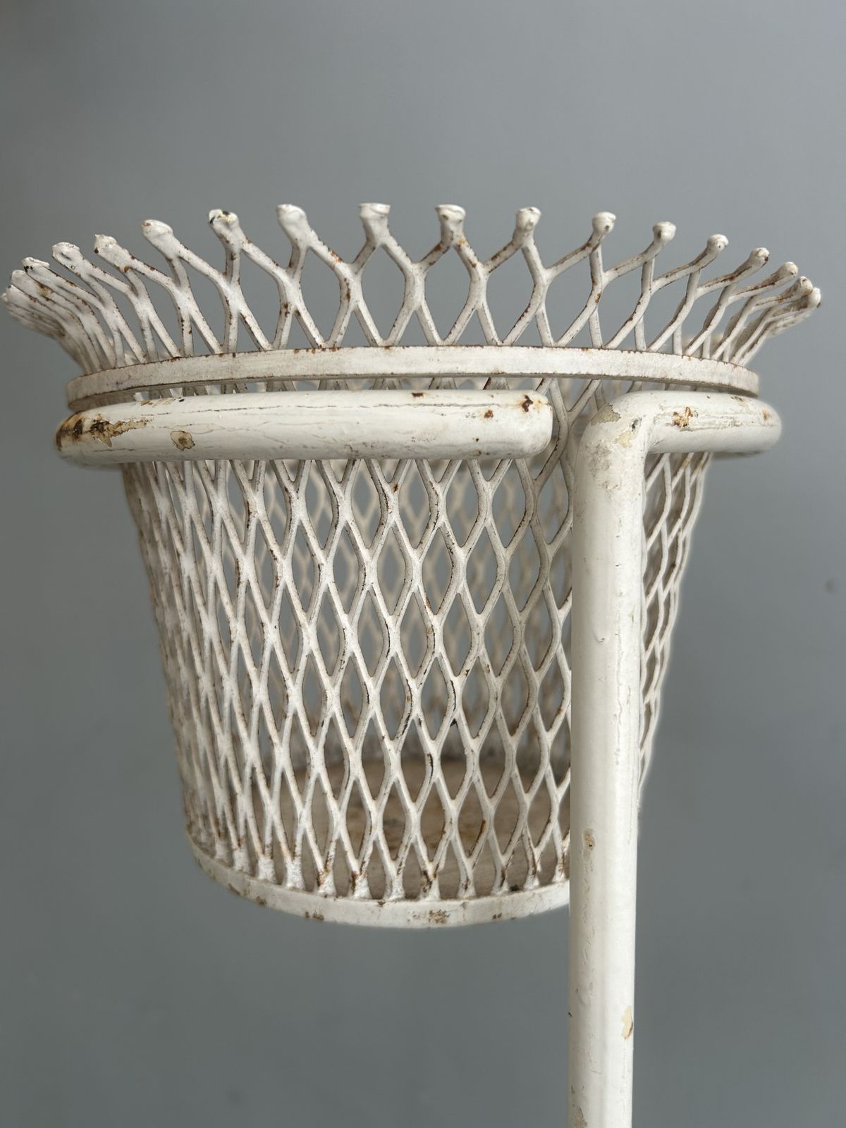 Ateliers Mathieu Matégot Triple Plant Stand Jardiniere Flower Stand Cache Pot photo furniture