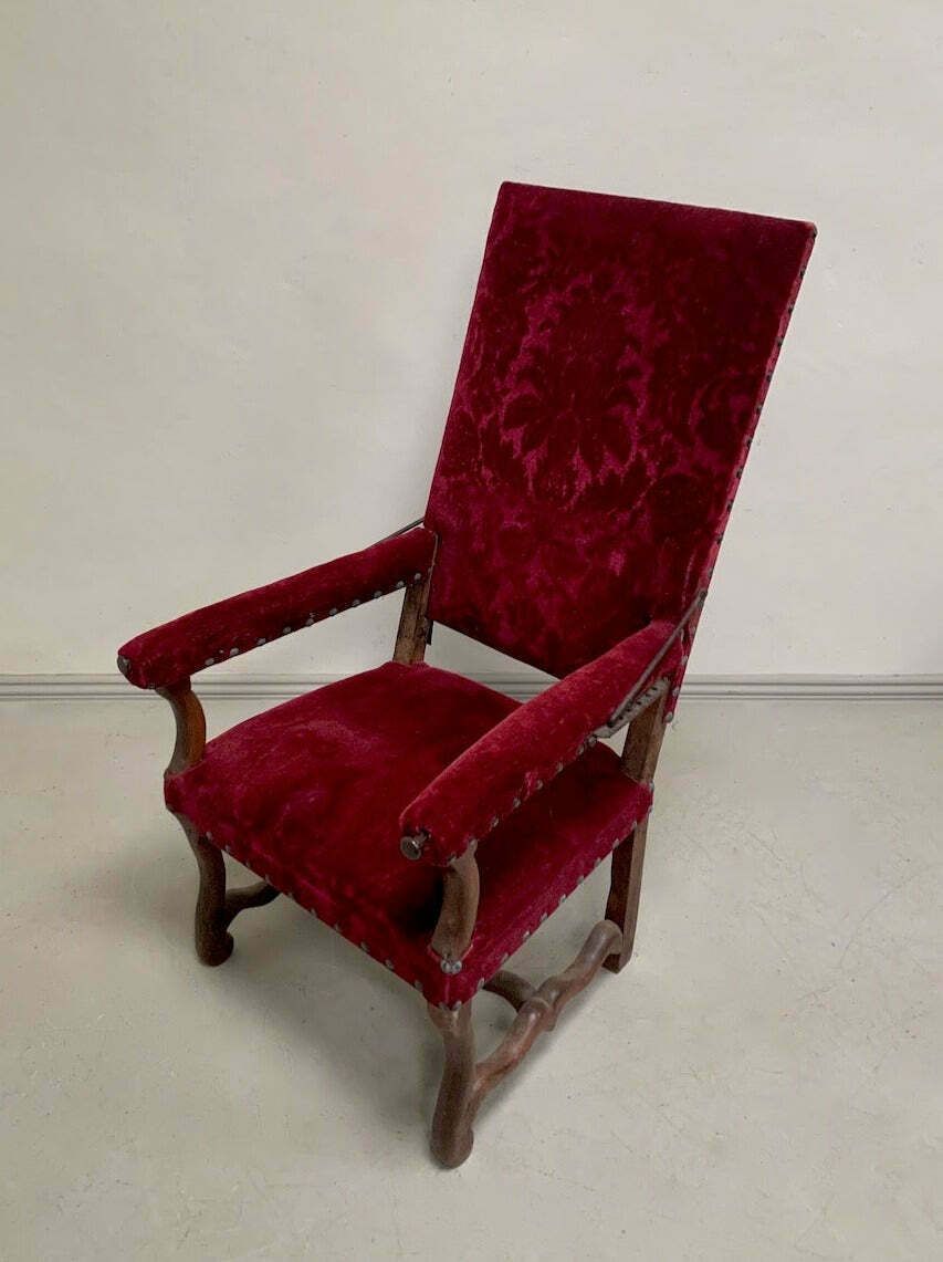Mid 1800's Reclining Armchair 'As Is' photo for sale